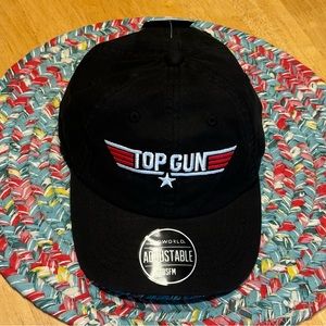 Men’s Baseball Hat with Top Gun logo Brand New with tags in black